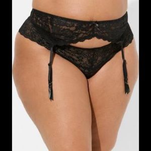 Torrid Black Lace Garter Belt